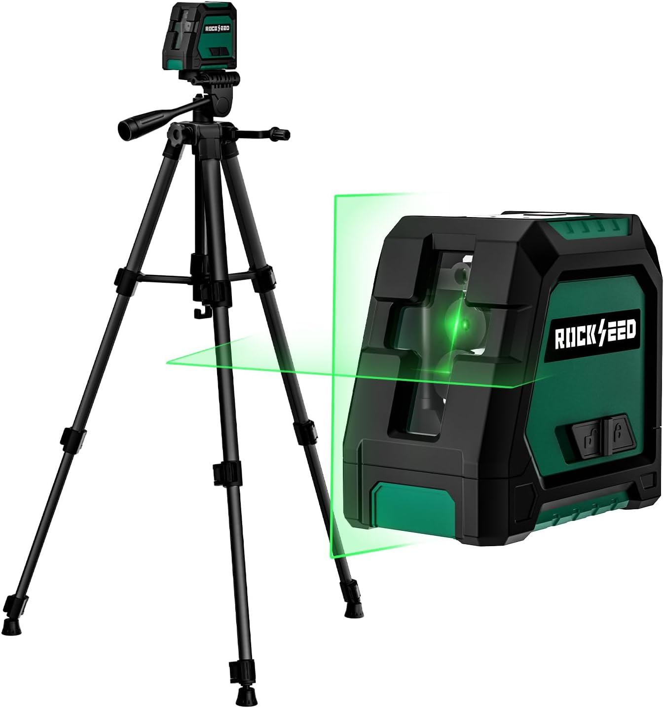 Detalle de RockSeed Line Laser Level with 47-Inch Tripod