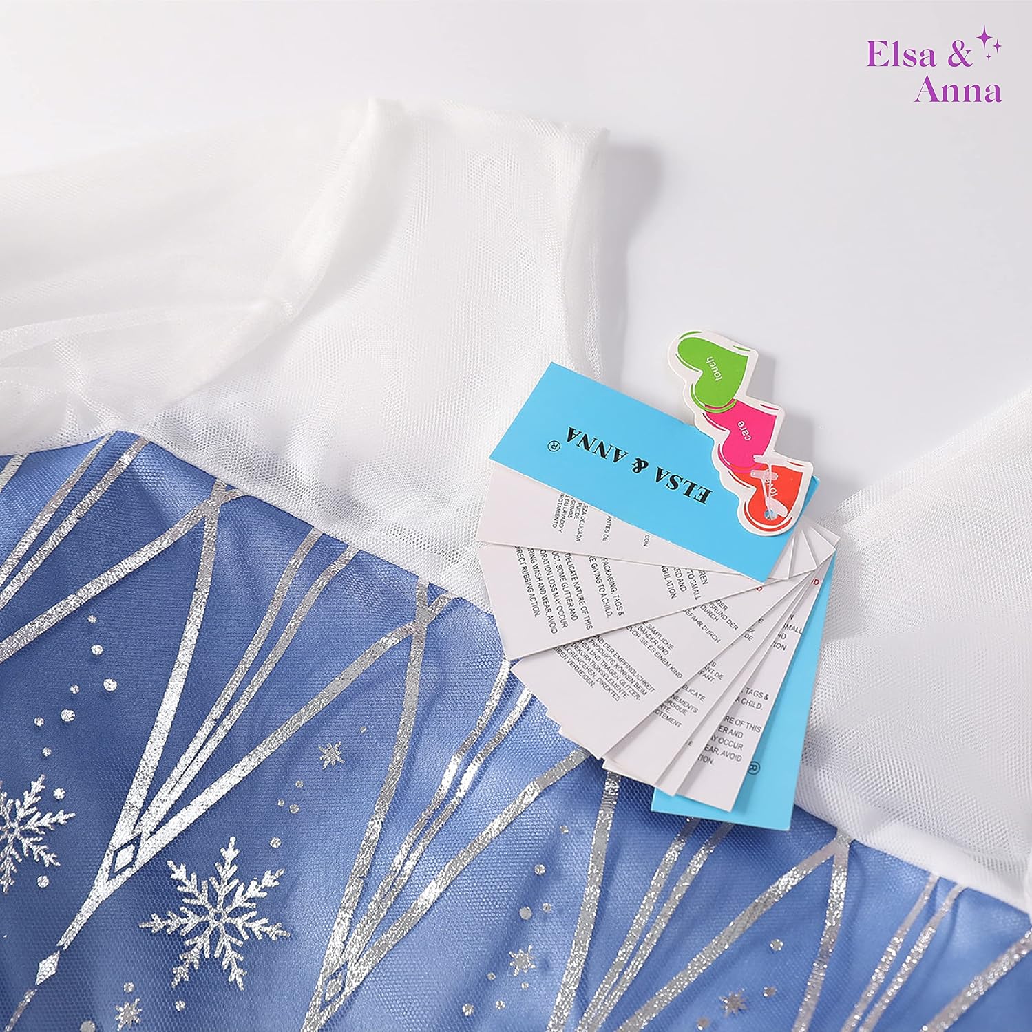 Detalle de Elsa & Anna Snow Queen Princess Dress