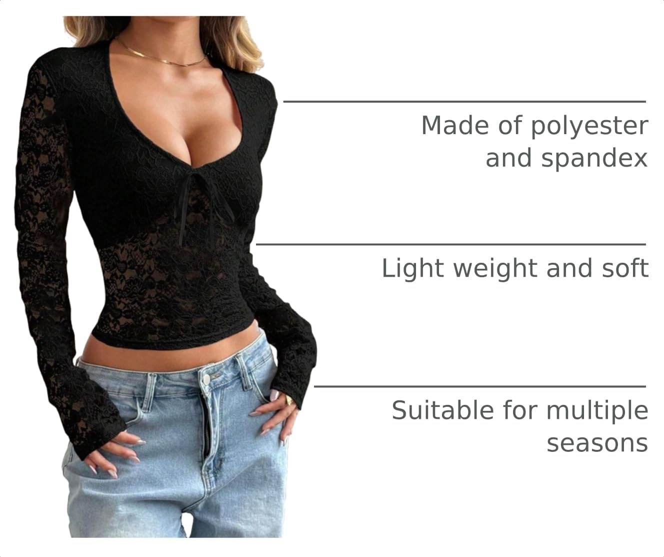 Thumbnail 3 de Matunana Lace Top 95% Polyester