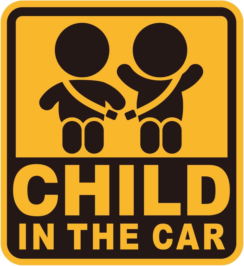 Detalle de セイワ WA123 車用マグネットステッカー CHILD IN THE CAR・着脱式