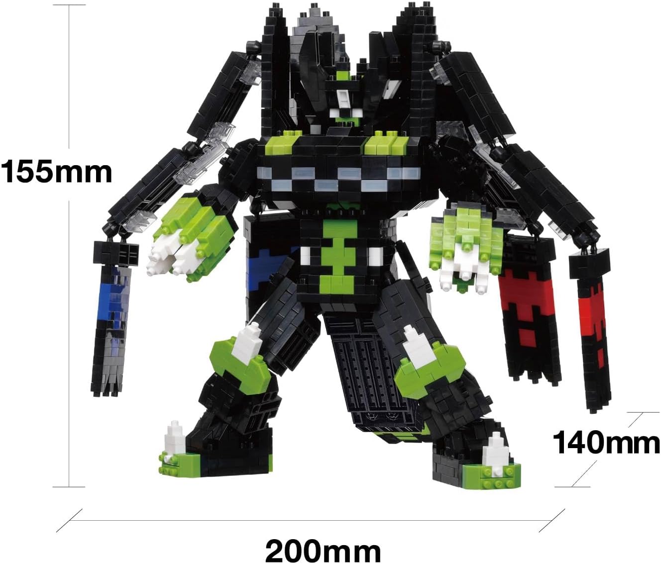 Detalle 2 de カワダ ナノブロック NBPM_113 ジガルデ パーフェクトフォルム デラックスエディション 可動モデル