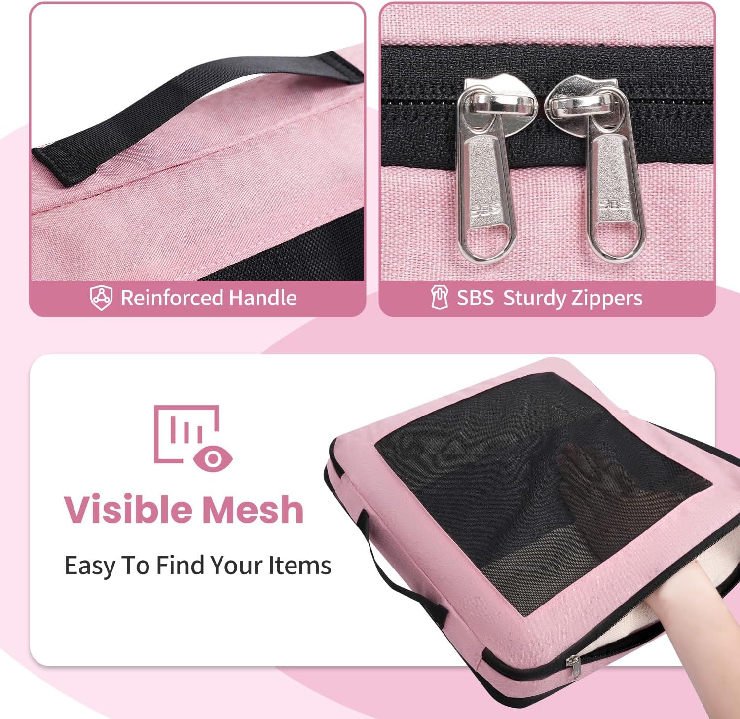 Thumbnail 4 de Prezon Compression Packing Cubes for Travel — Lightweight, Durable Luggage Organizers