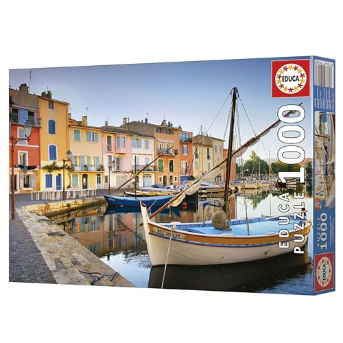 Thumbnail 5 de Educa Puerto de Martigues, Provenza 🧩 Puzzle 1000 Piezas, 68x48 cm
