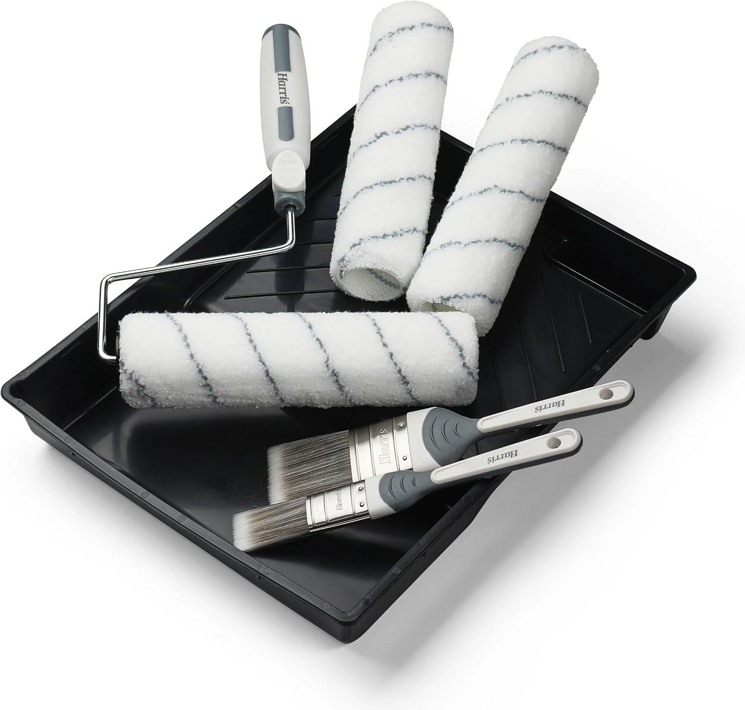Thumbnail 1 de Harris Seriously Good Walls & Ceilings Decorating Kit (7 pieces) with 9in roller, brushes & tray