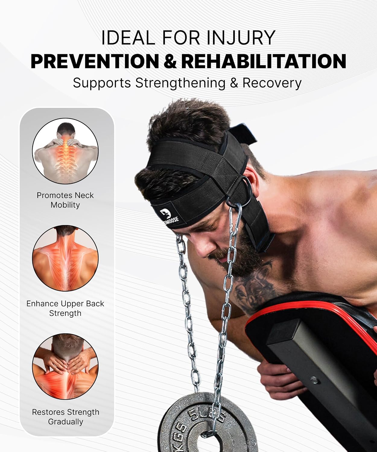 Detalle de DMoose Fitness Neck Harness for Lifting