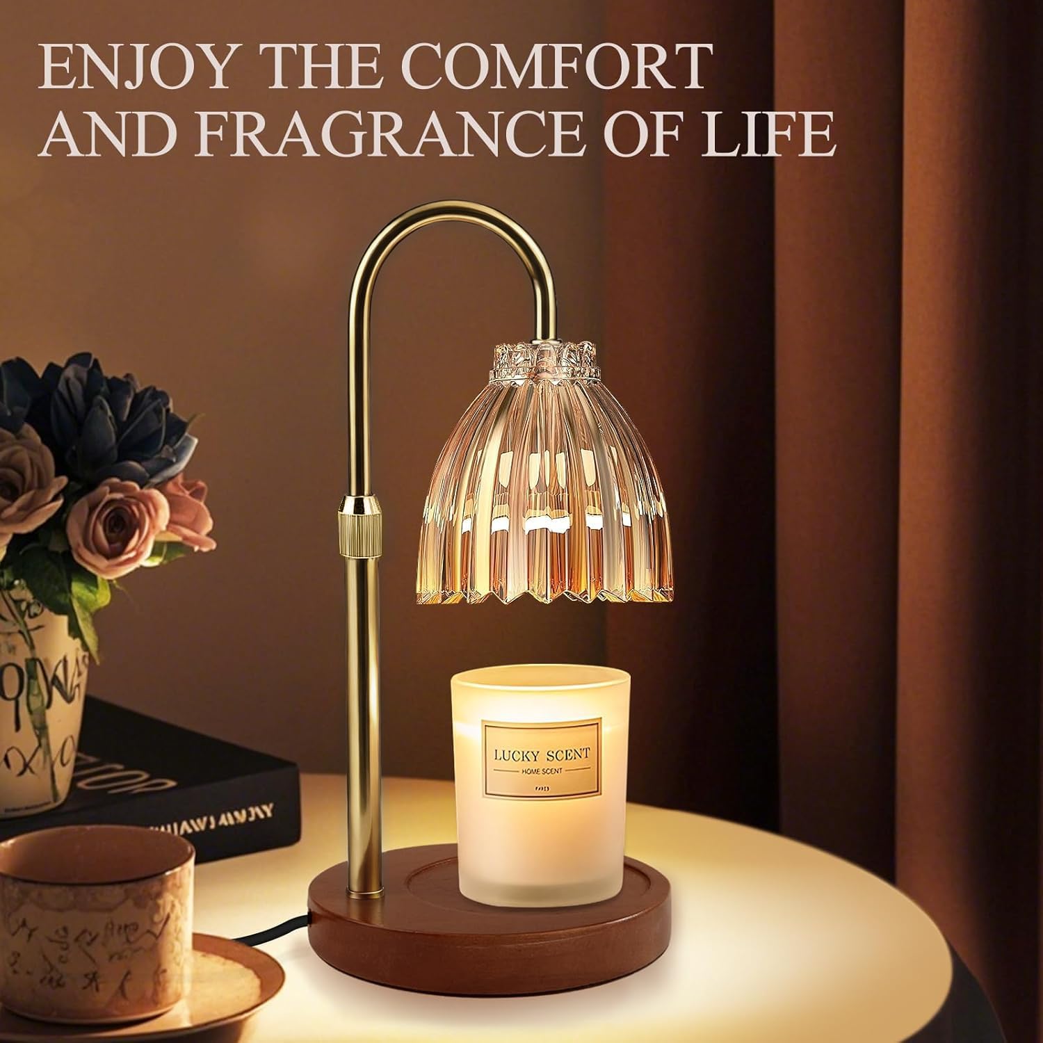 Detalle 2 de YudouTech Candle Warmer Lamp – Adjustable Height with Timer and Dimmer