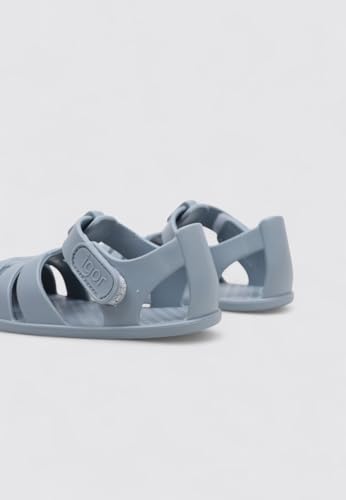 Detalle de IGOR Cangrejeras Barefoot Nemo Solid S10324 — Talla 22, color Oceano