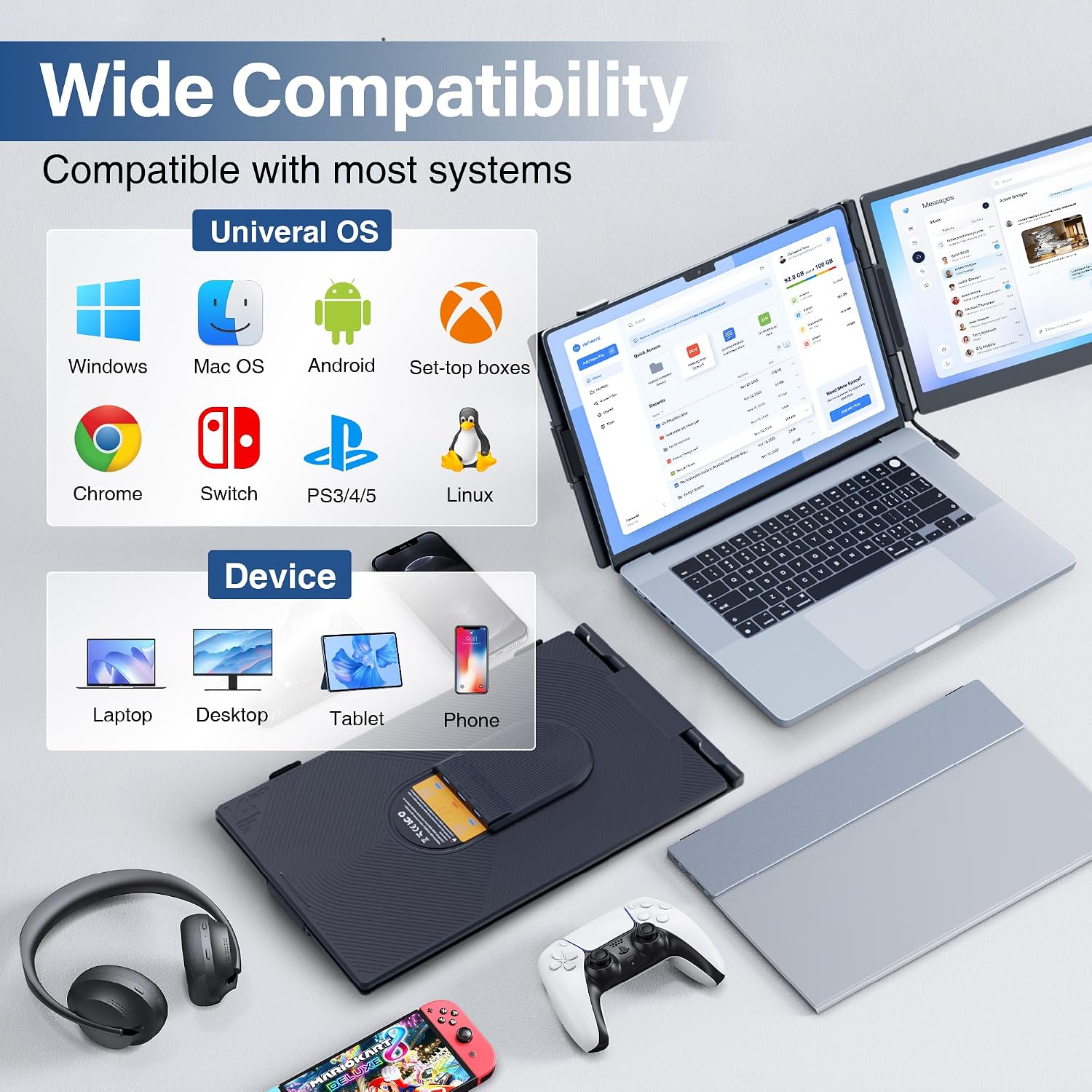 Thumbnail 4 de CIDETTY Laptop Screen Extender 14-inch
