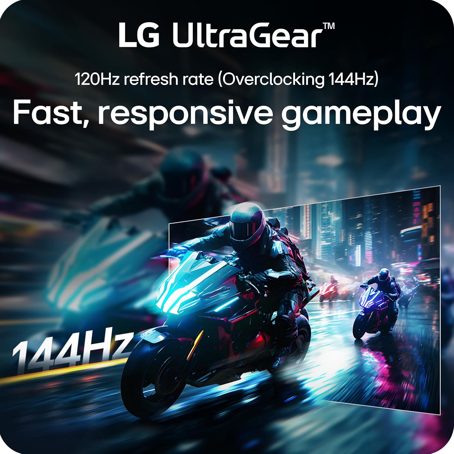 Thumbnail 3 de LG 24G411A-B 24-inch Ultragear 144Hz Gaming Monitor