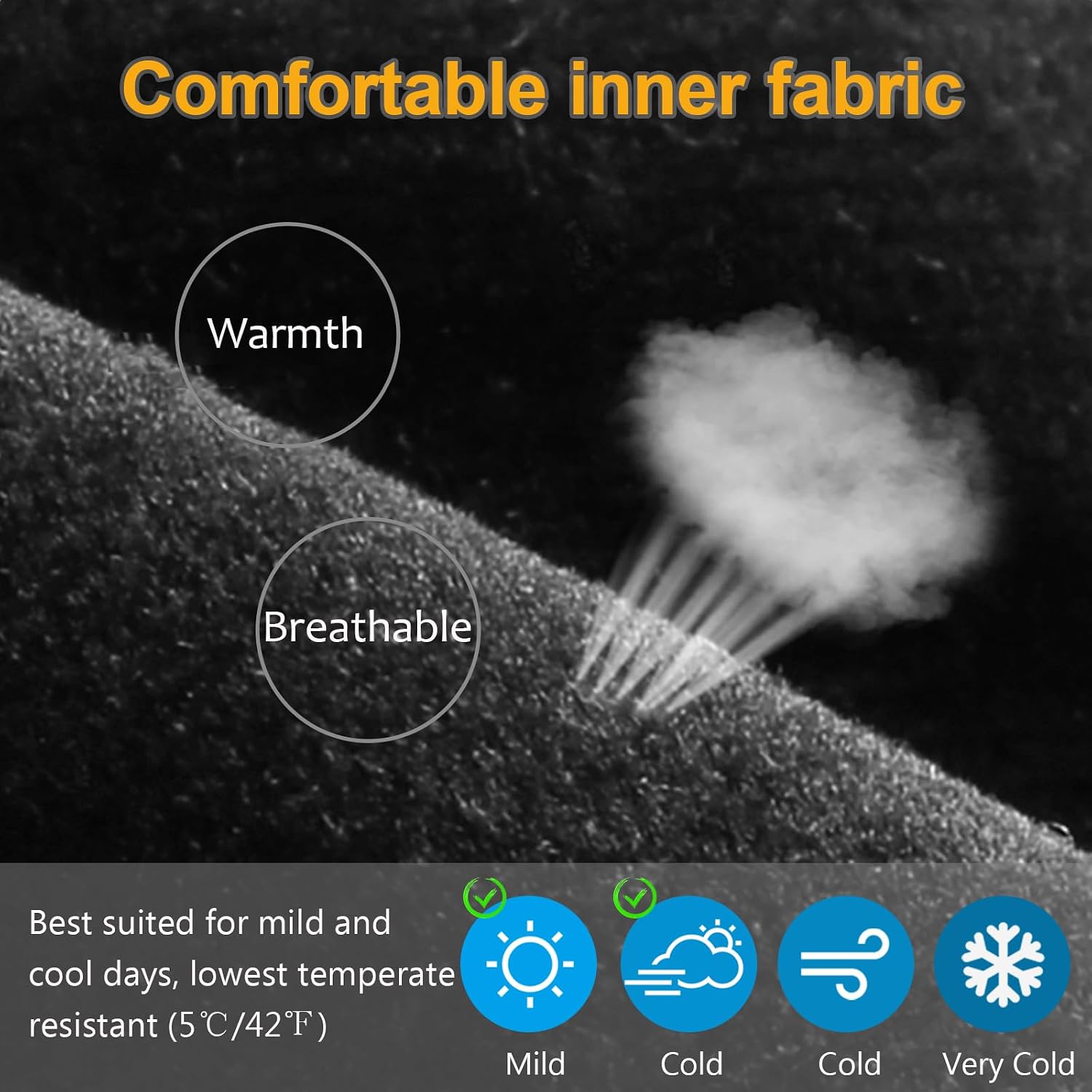 Detalle 2 de CRAZY SHARK Winter Waterproof Thermal Gloves for Cycling
