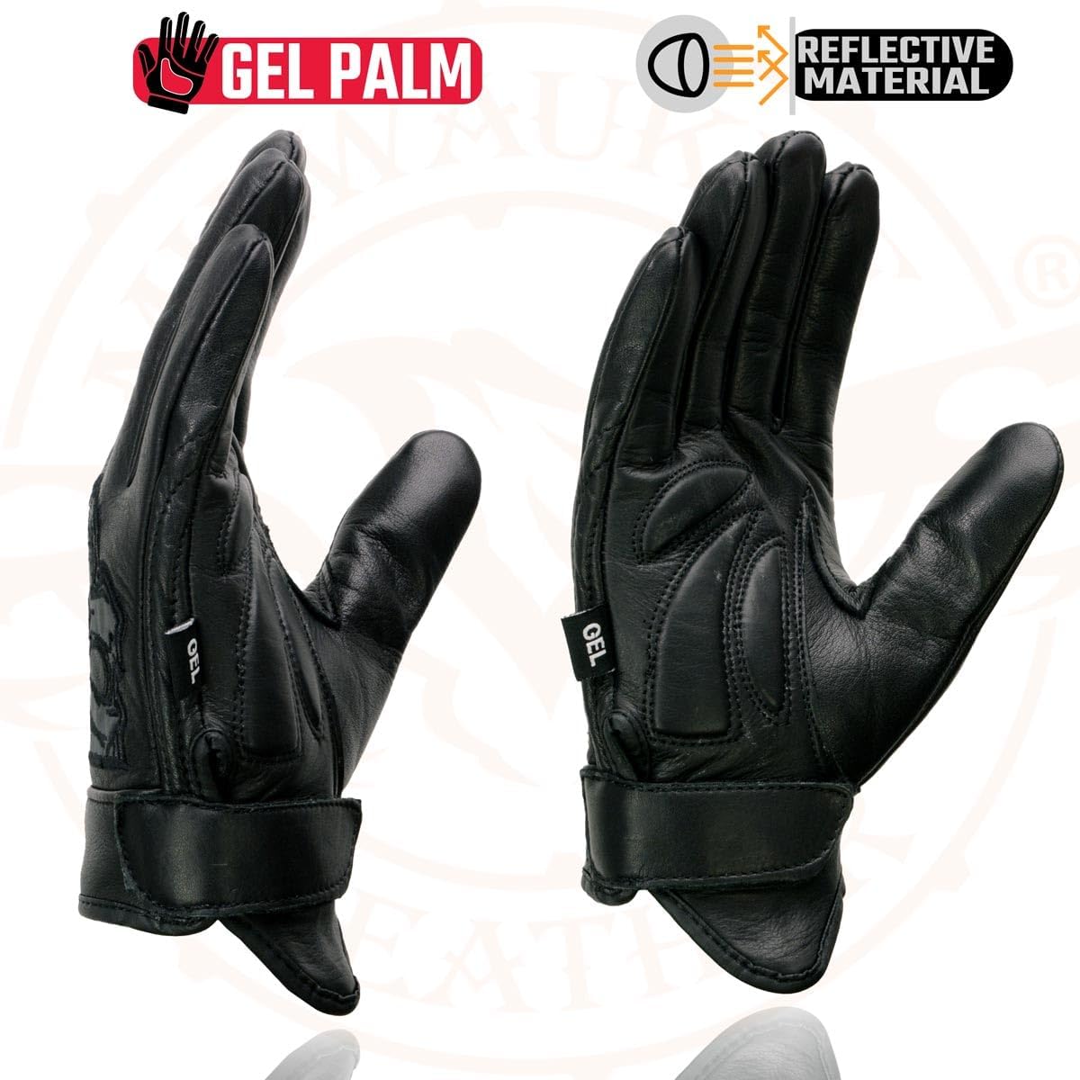 Detalle 2 de Milwaukee Leather Motorcycle Gloves, LG