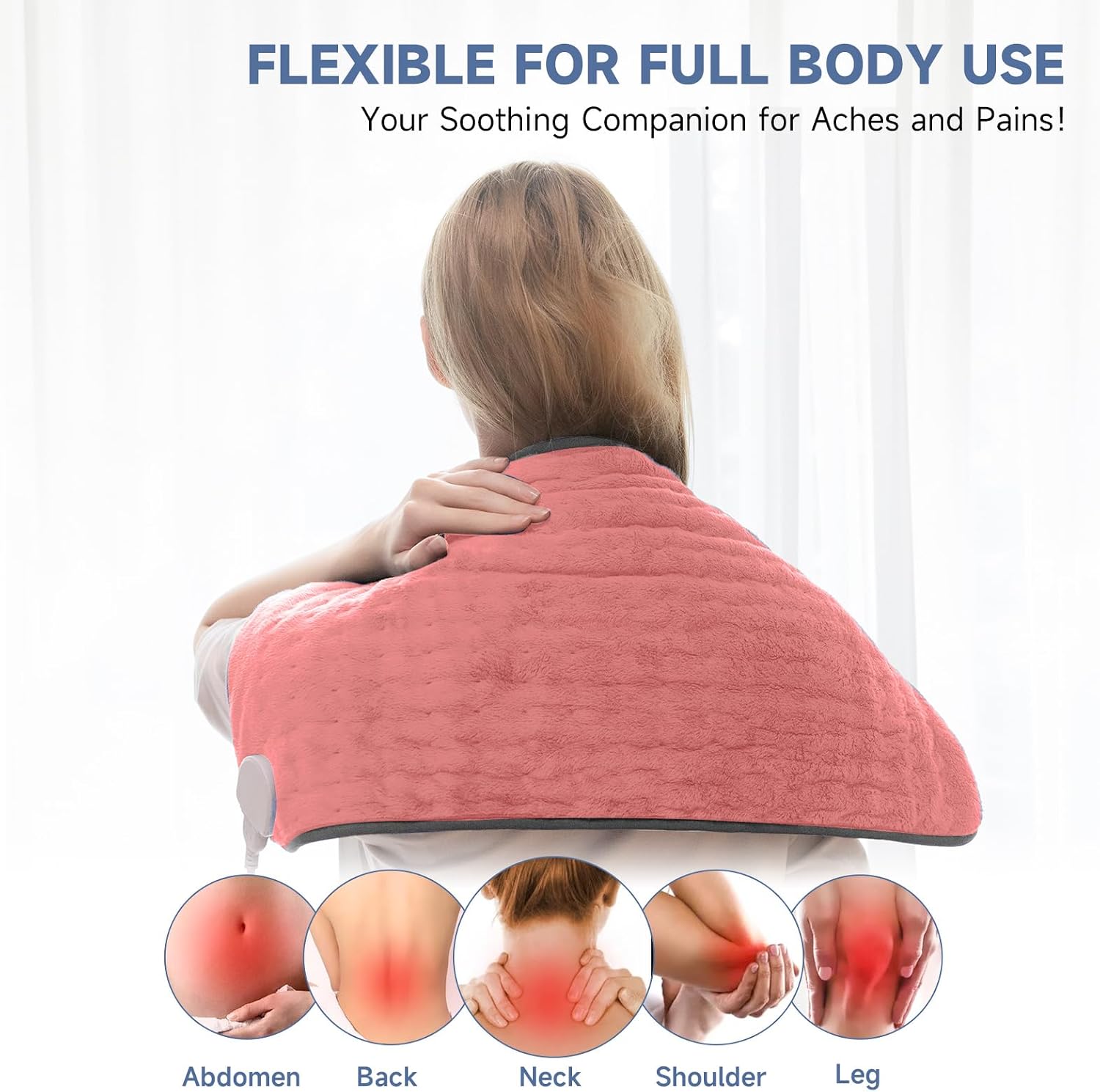 Detalle de Portable Heating Pad with 6 Heat Levels