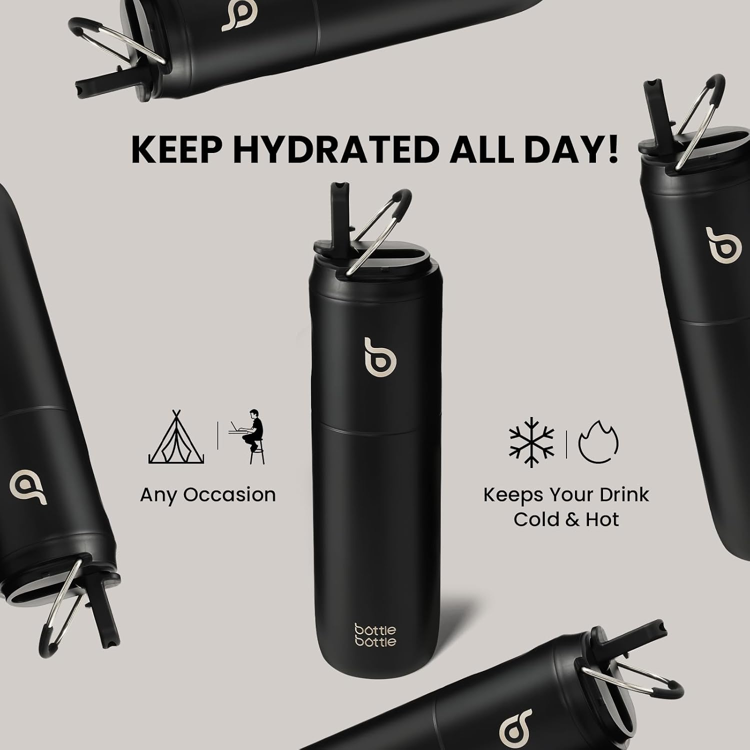 Detalle 2 de BOTTLE BOTTLE Stainless Steel 700ml Bottle