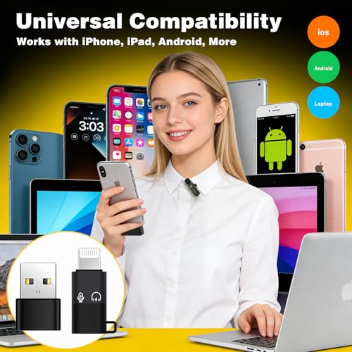 Thumbnail 4 de X XIXIXIAXIA Wireless Lavalier Microphone with LED Display