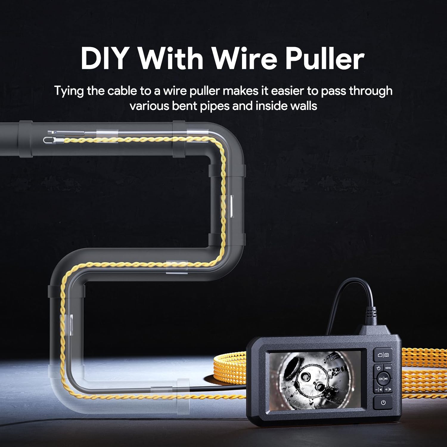 Thumbnail 5 de DEPSTECH Dual Lens Endoscope 1080P 4.3"