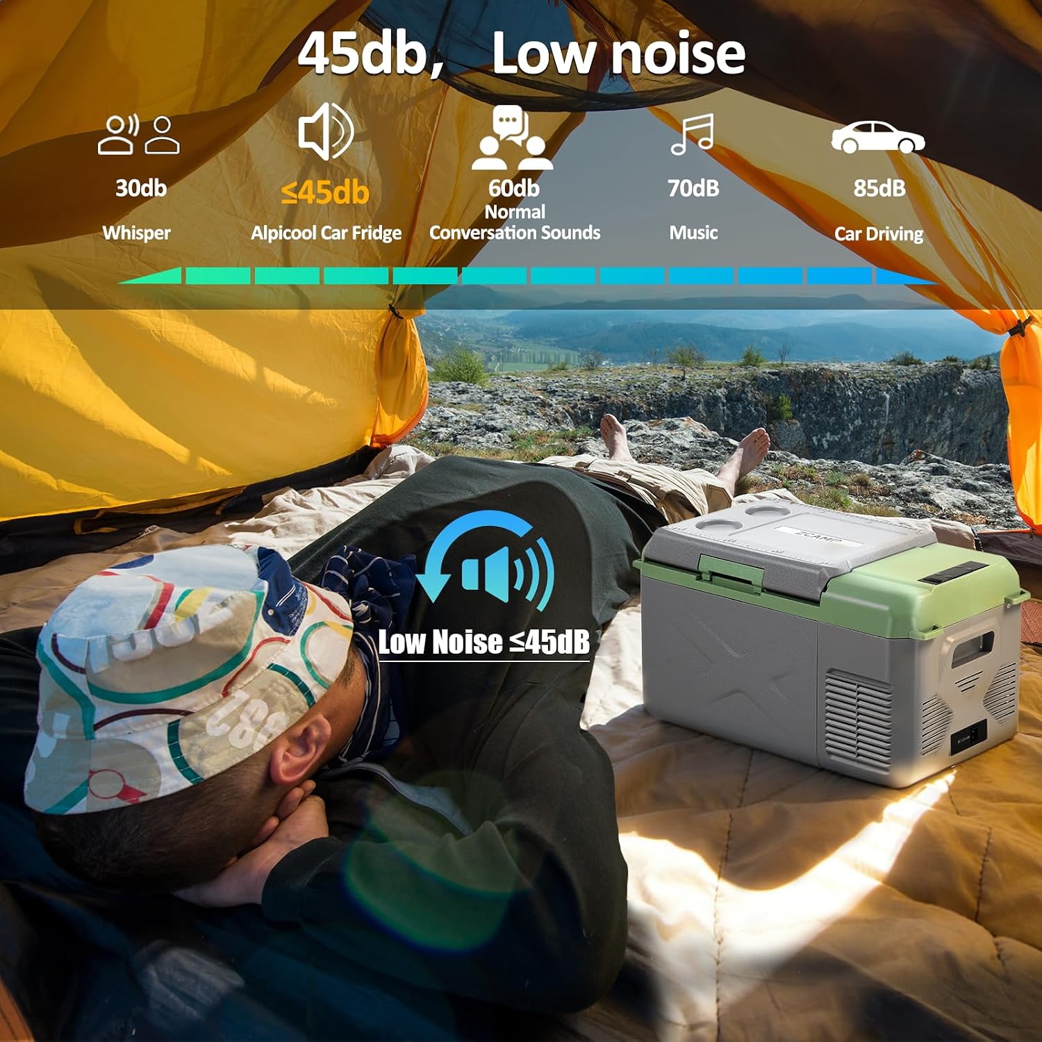 Thumbnail 6 de zcamp X18 17.4L Compressor Car Refrigerator: Portable 12V/24V Cooler for Camping