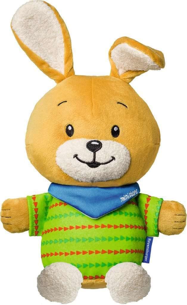 Detalle de Ravensburger ministeps 4199 Kuschelhase Pelle – 25 cm, Babys Spielkamerad ab Geburt