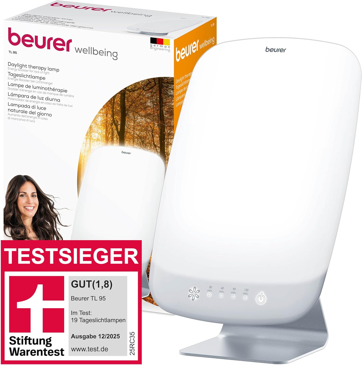 Thumbnail 6 de Beurer TL 85 Tageslichtlampe (14.000 Lux) – Medizinprodukt mit Timer