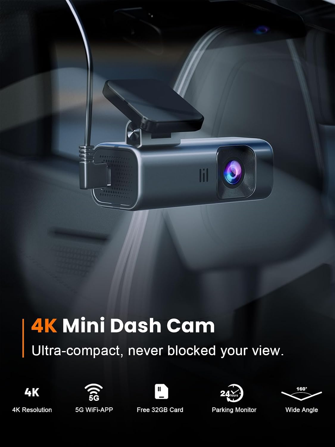 Thumbnail 1 de Galphi 4K Dash Cam Front