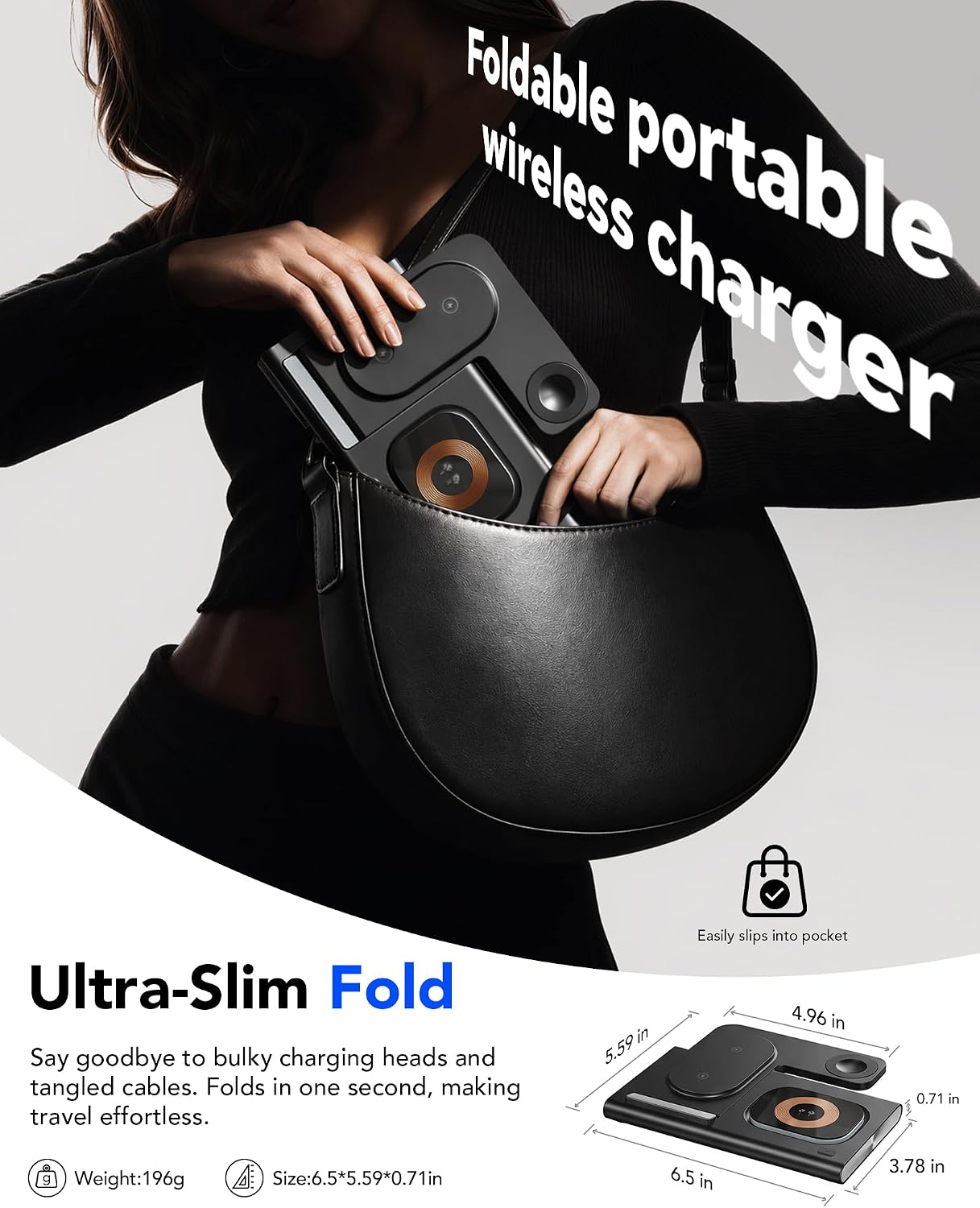 Thumbnail 6 de AIMTEL 3-in-1 Foldable Wireless Charging Station (iPhone, Apple Watch & AirPods)