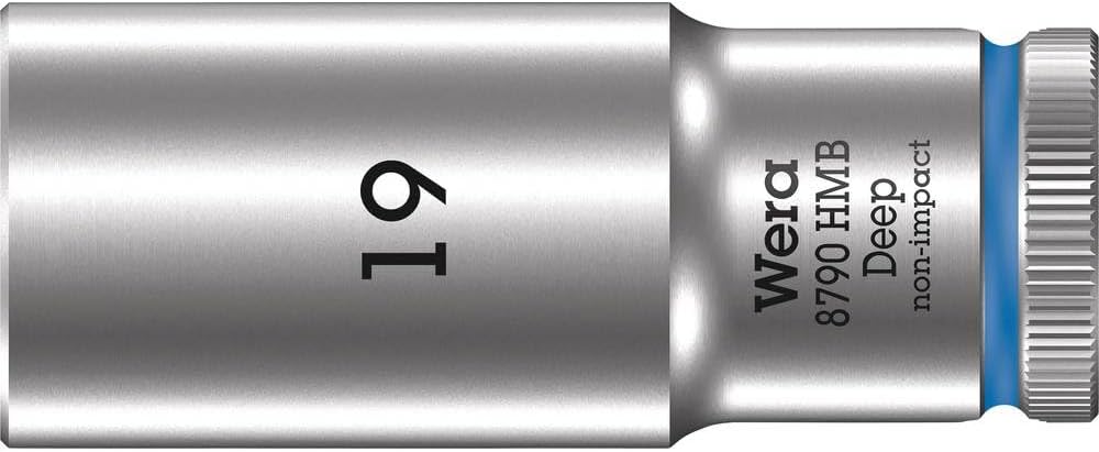 Detalle de Wera 05004930001 Zyklop VDEソケットセット 10mmドライブ・保持機能付き10ピース