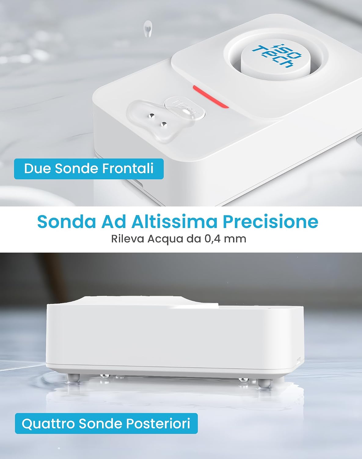 Detalle de iSo Tech Rilevatore perdita d’acqua WiFi 2,4 GHz