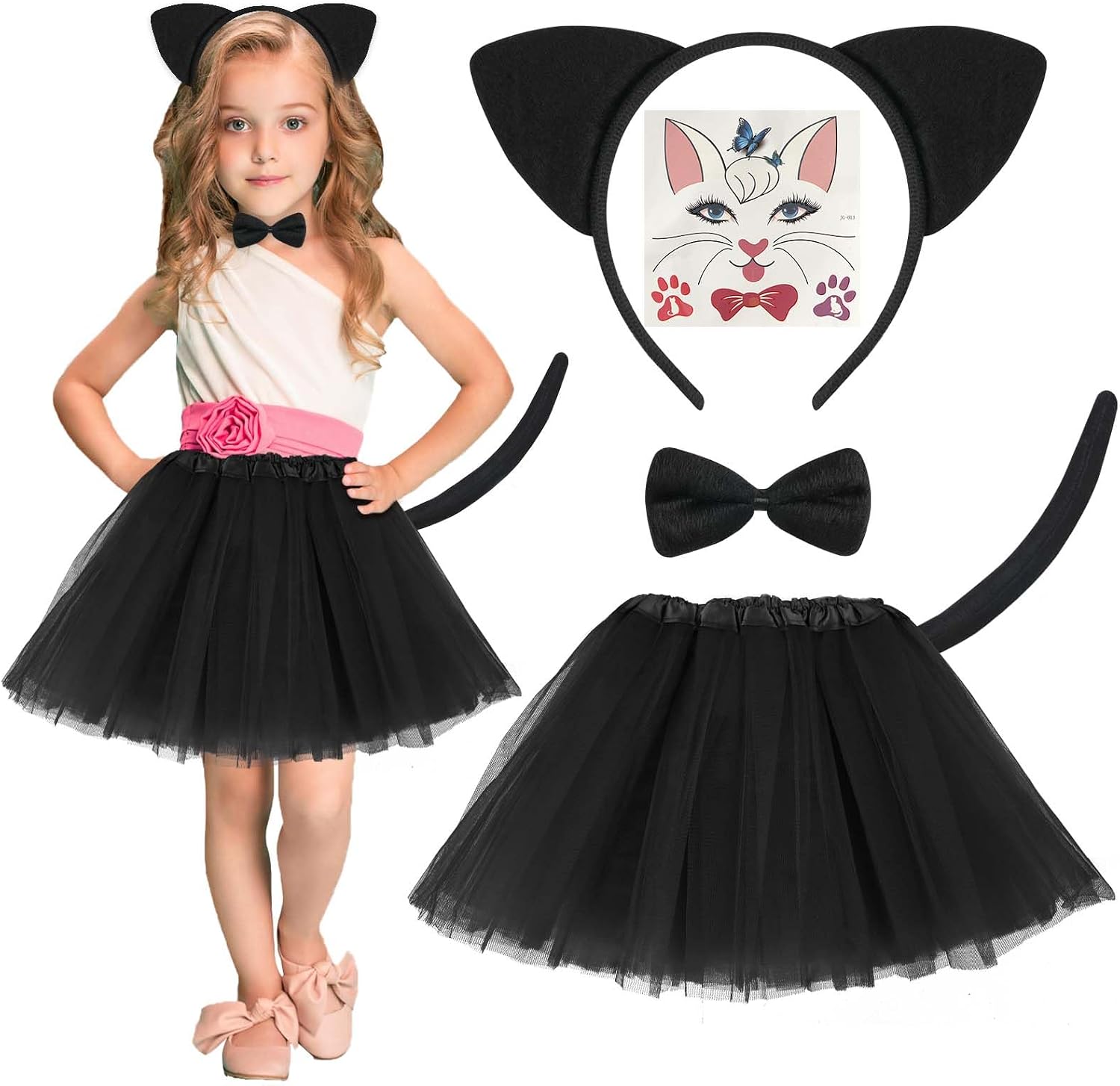 Detalle de ACWOO Tiger Costume for Kids — 5-Piece Animal Costume Set with Accessories
