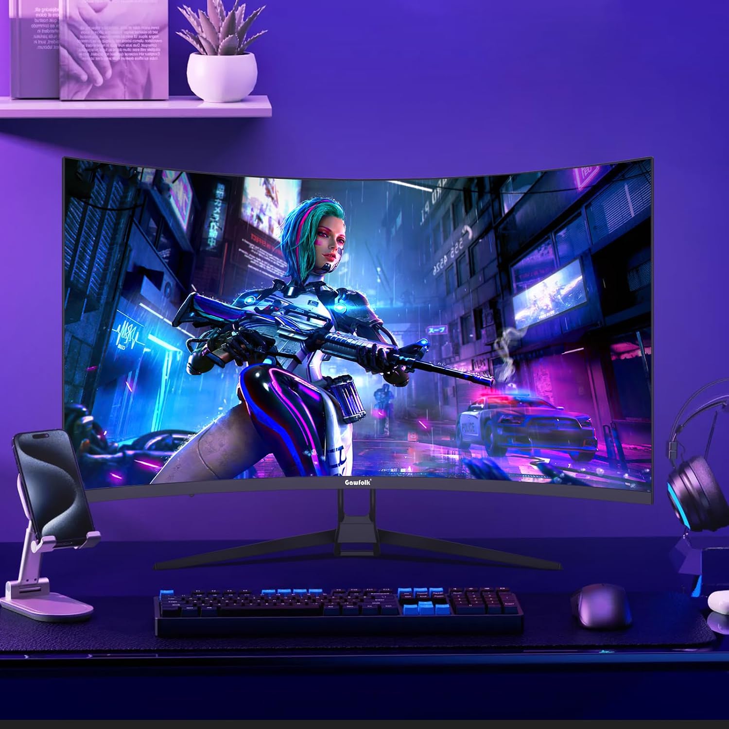 Thumbnail 6 de Gawfolk 32-inch 4K Curved Monitor 160Hz