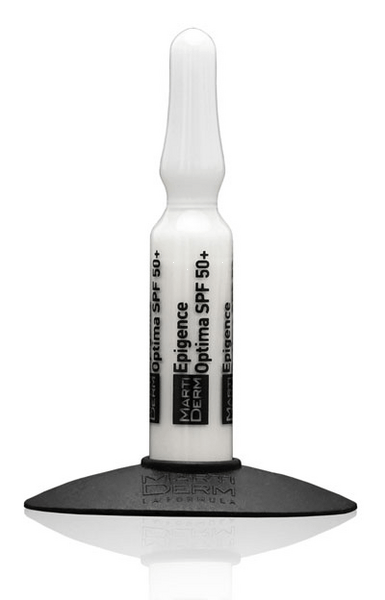 Detalle 2 de MartiDerm Black Diamond Epigence Optima SPF50+ Ampollas