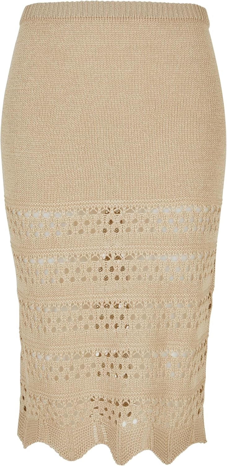 Thumbnail 3 de Urban Classics Damen 3/4 Crochet Knit Rock
