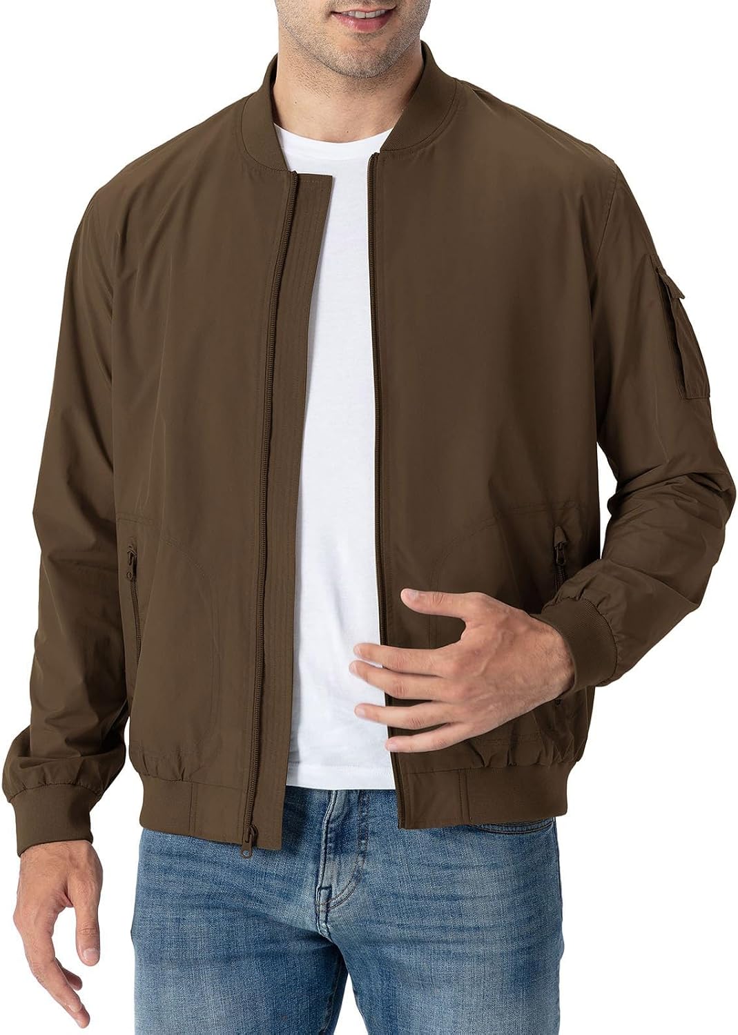 Detalle de Rdruko Men's Bomber Jacket