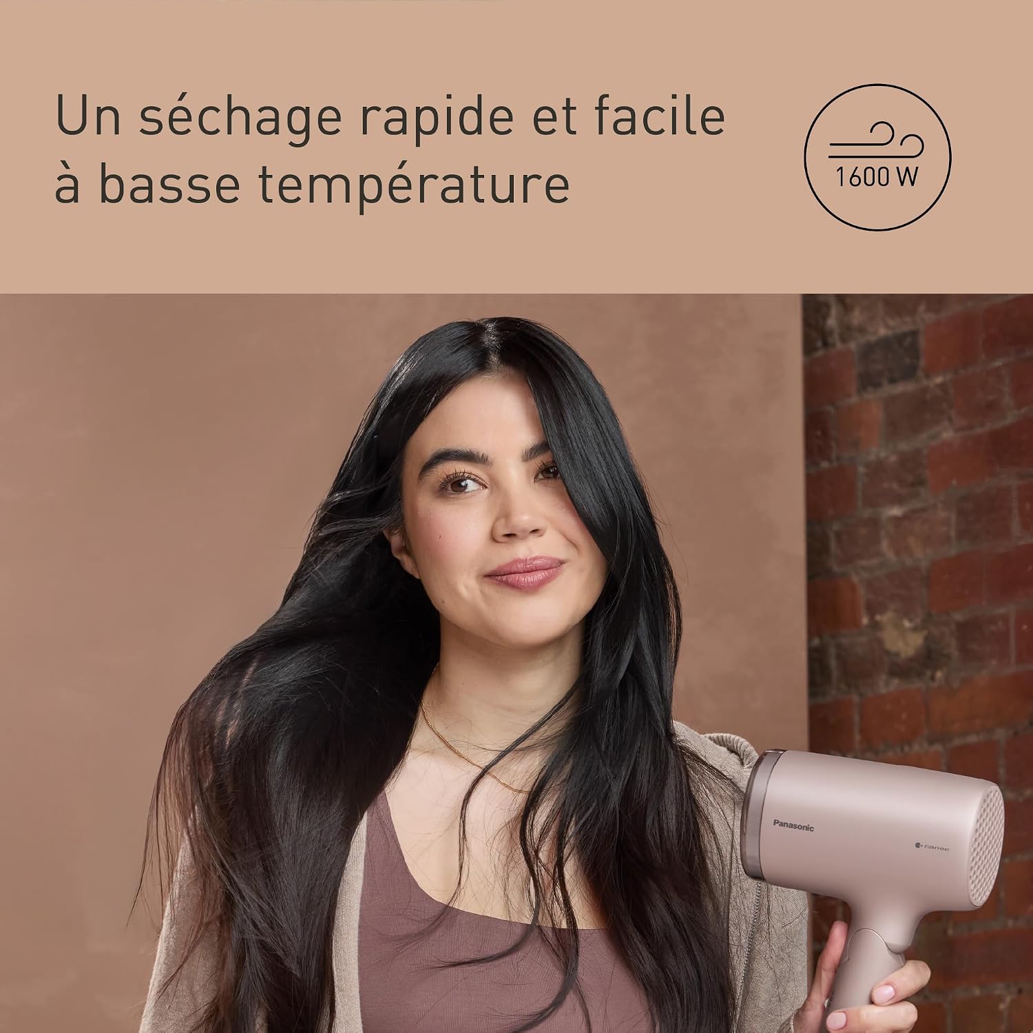 Detalle 2 de Panasonic EH-NA7M-P825 sèche-cheveux 1600W 💇♀