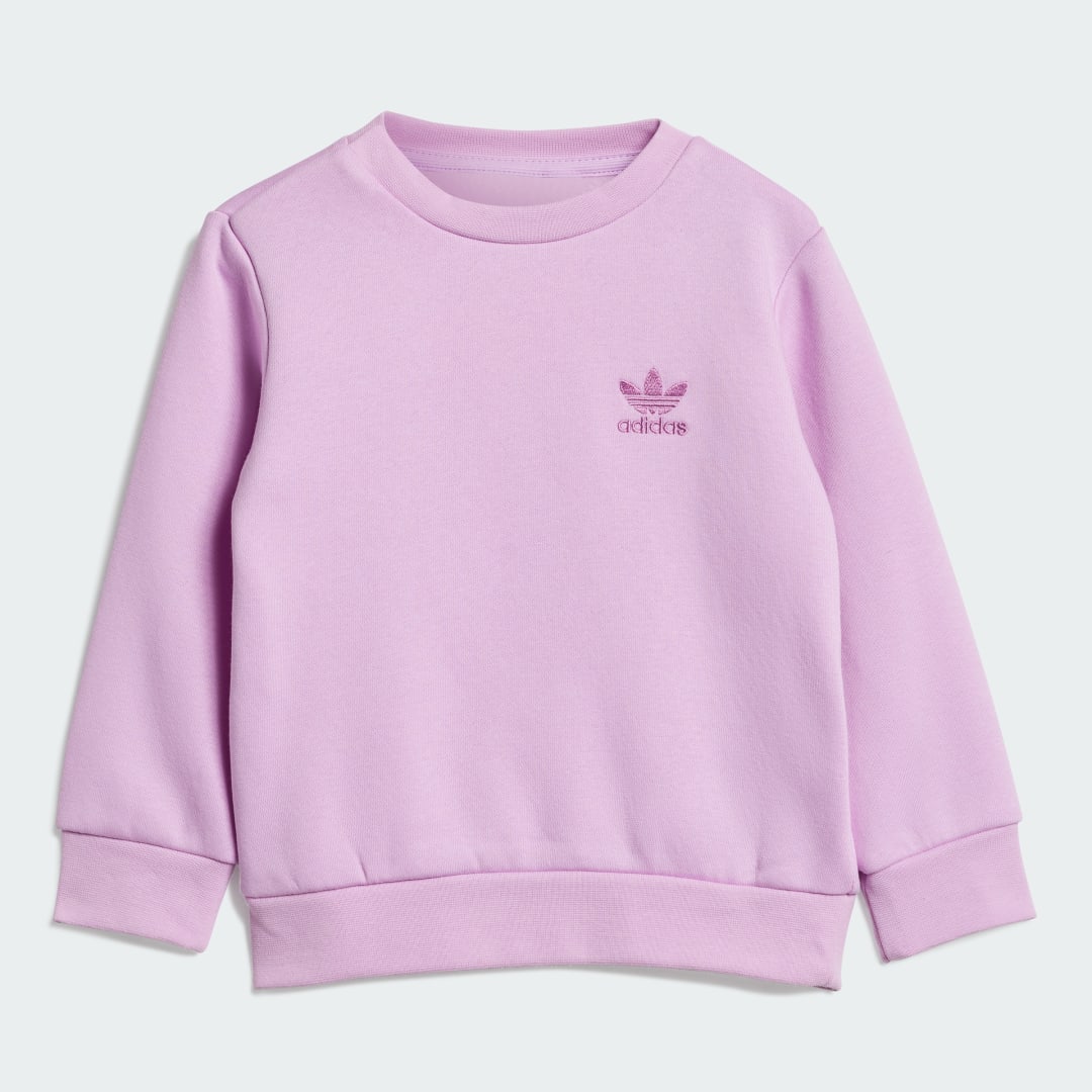Detalle 2 de Conjunto Adicolor de cuello redondo en violeta - Adidas