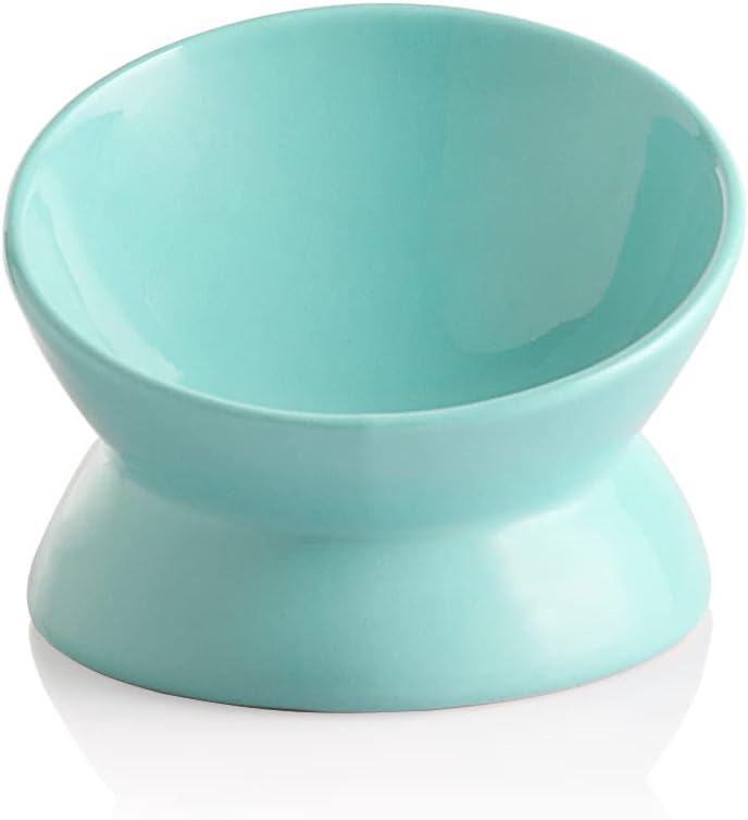 Detalle de Sweejar Home slanted cat bowls 140ml