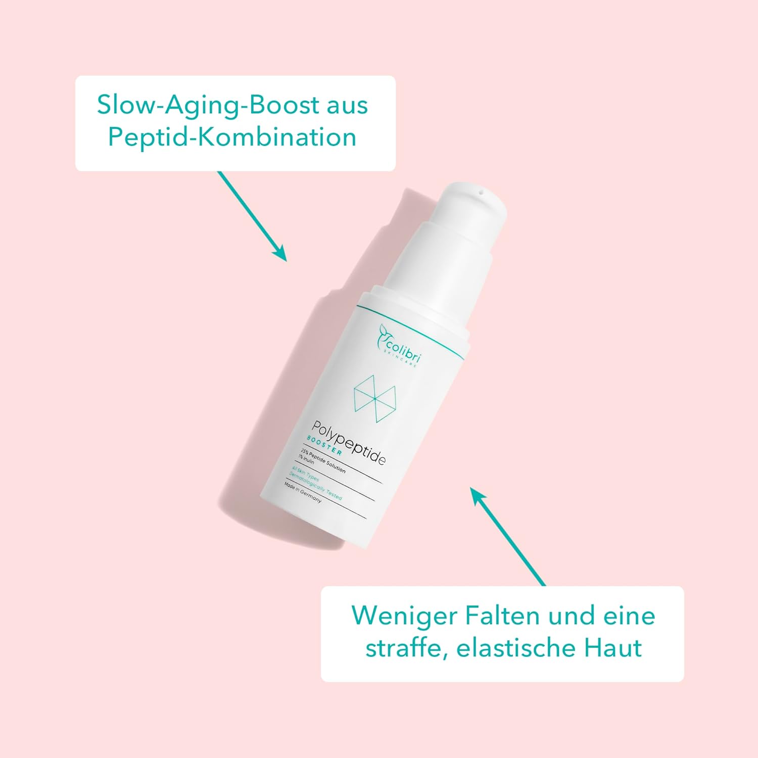 Detalle de colibri skincare Polypeptide Booster 30ml Peptide Serum