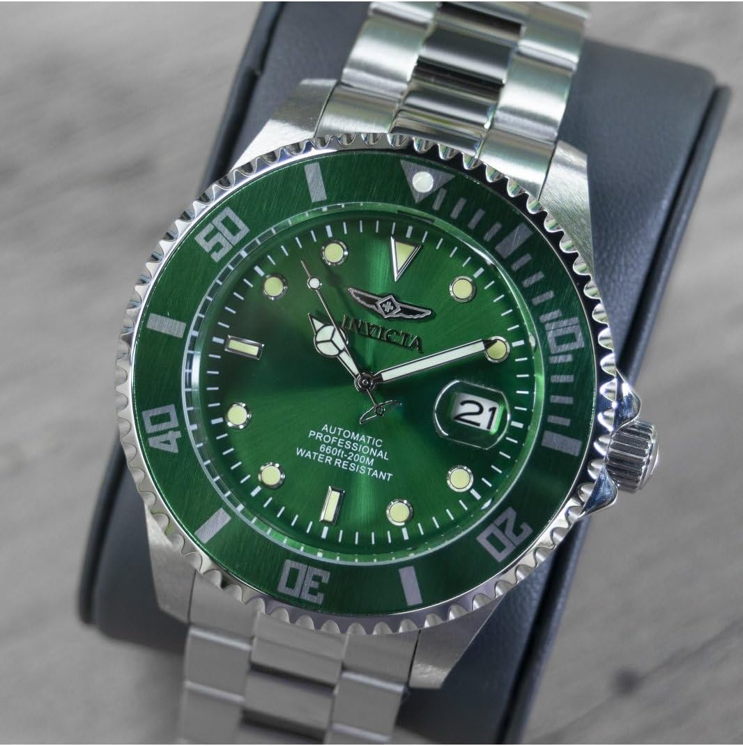 Thumbnail 6 de Invicta Pro Diver 35719: Orologio da Uomo in Acciaio con Movimento Automatico 47 mm, Quadrante Verde