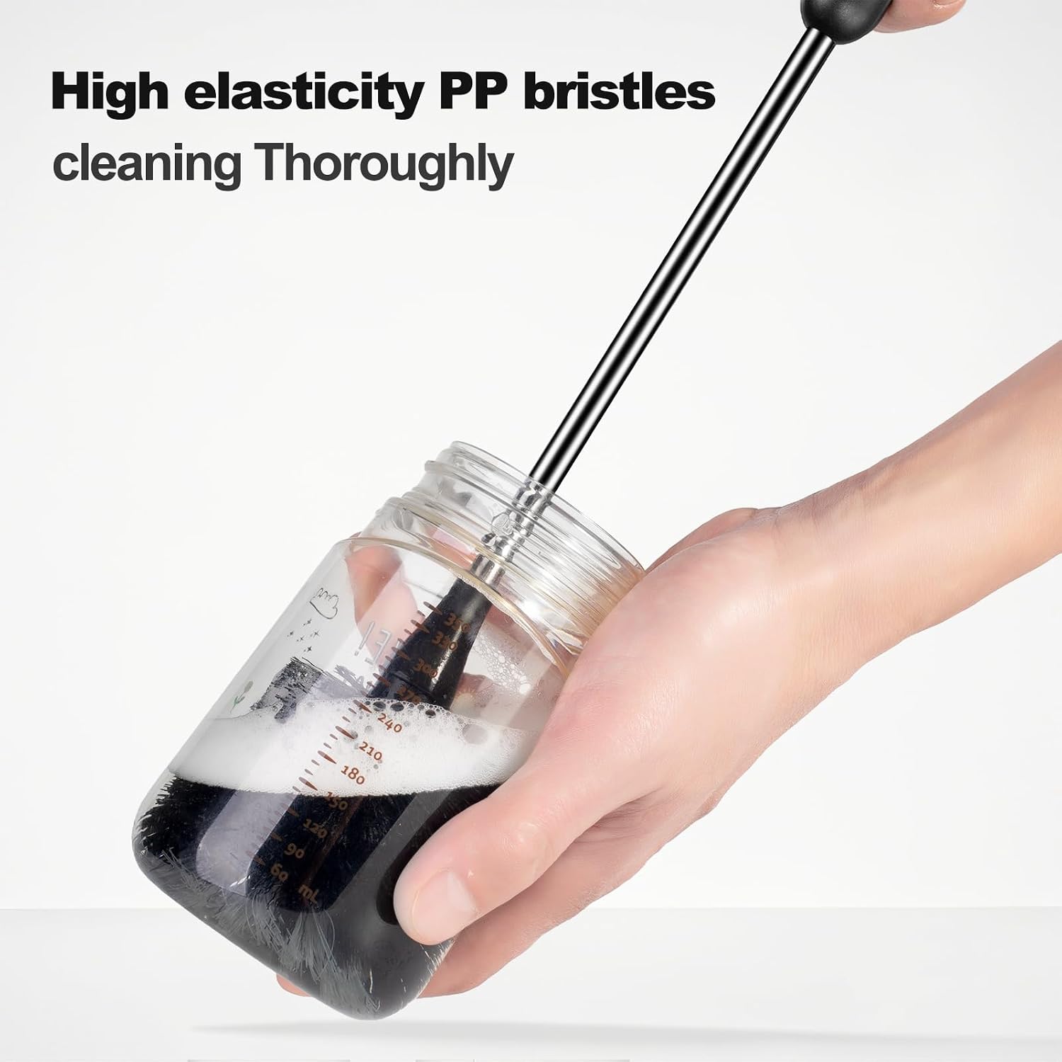 Detalle 2 de Bottle Cleaning Brush Set, 15-Inch Handle