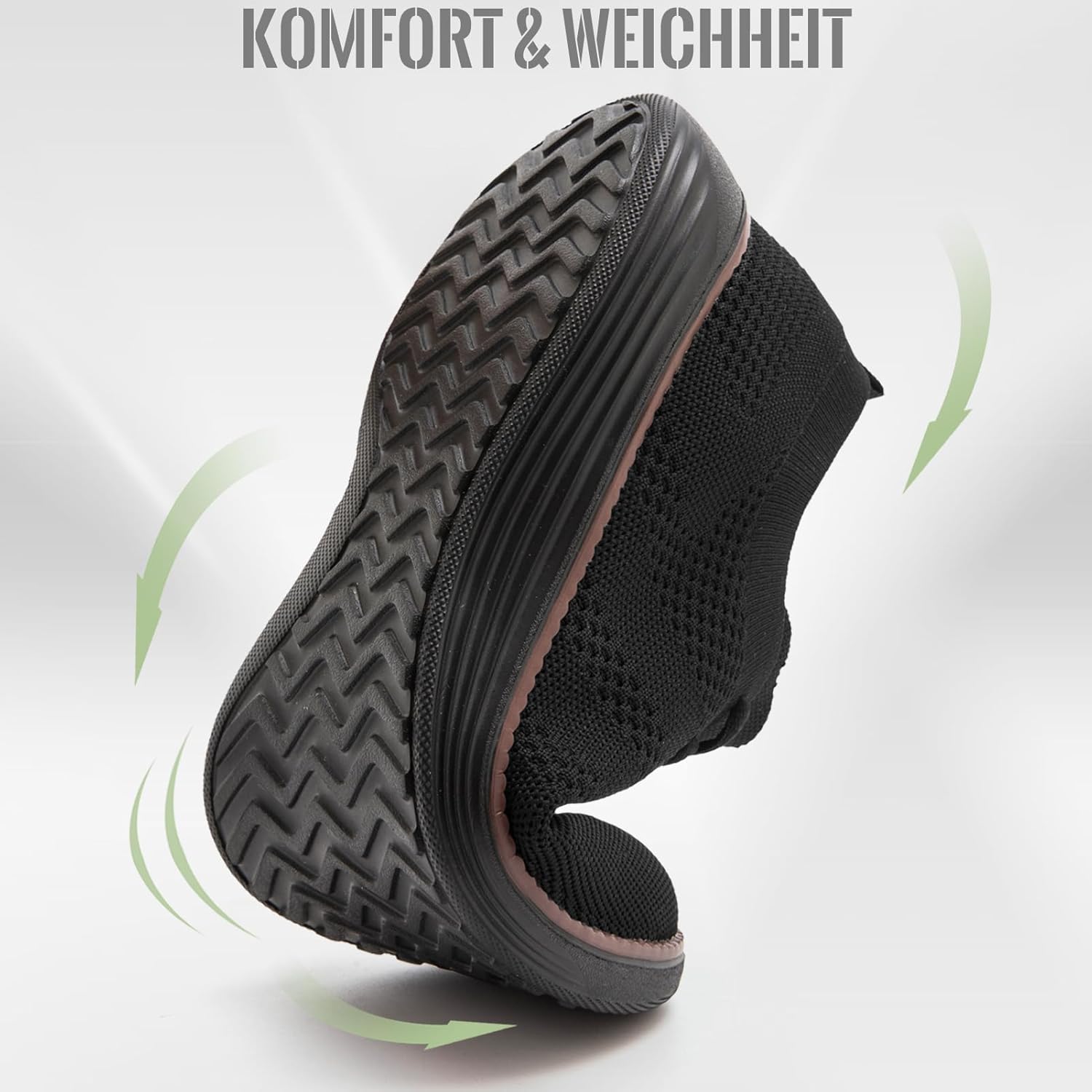 Thumbnail 4 de FZJIALI Herren Turnschuhe/Laufschuhe mit atmungsaktivem Netz und flexibler EVA-Sohle – Freizeit, Business & Hochzeit