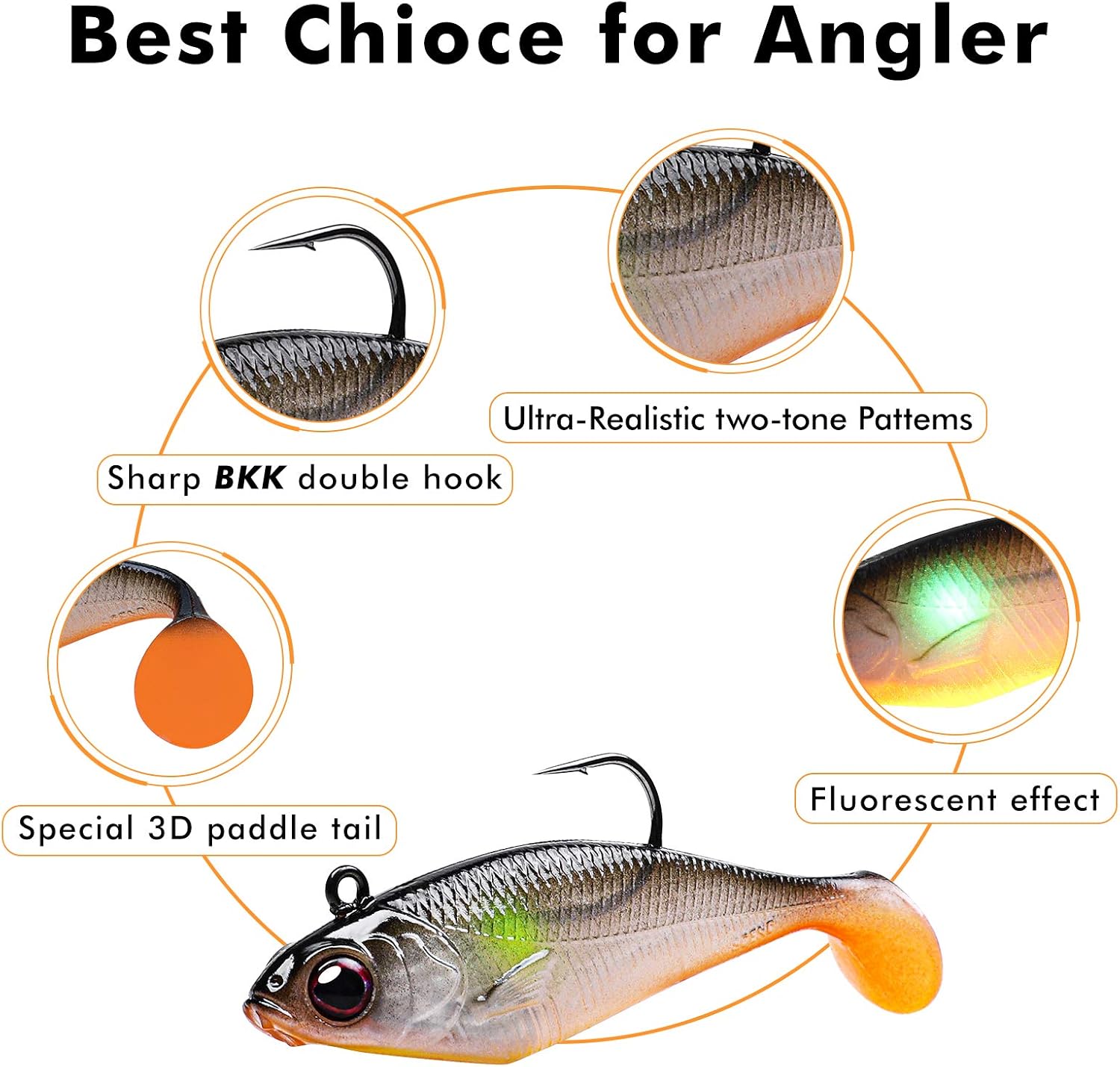 Thumbnail 1 de TRUSCEND Duramax Soft Fishing Lures with BKK Hooks — 9cm
