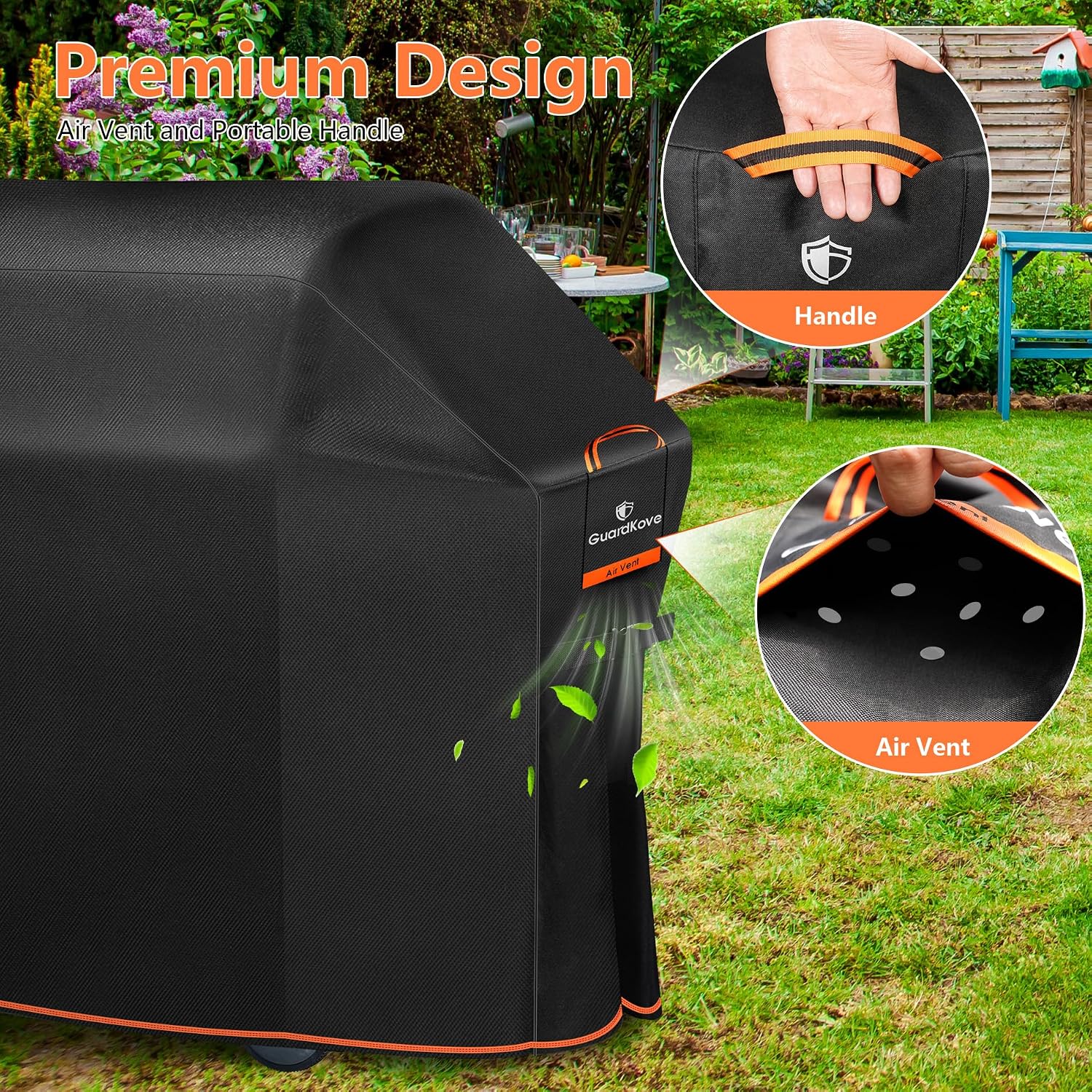 Thumbnail 6 de GuardKove 60"KL-009 60-Inch Grill Cover, 1000D Oxford Fabric