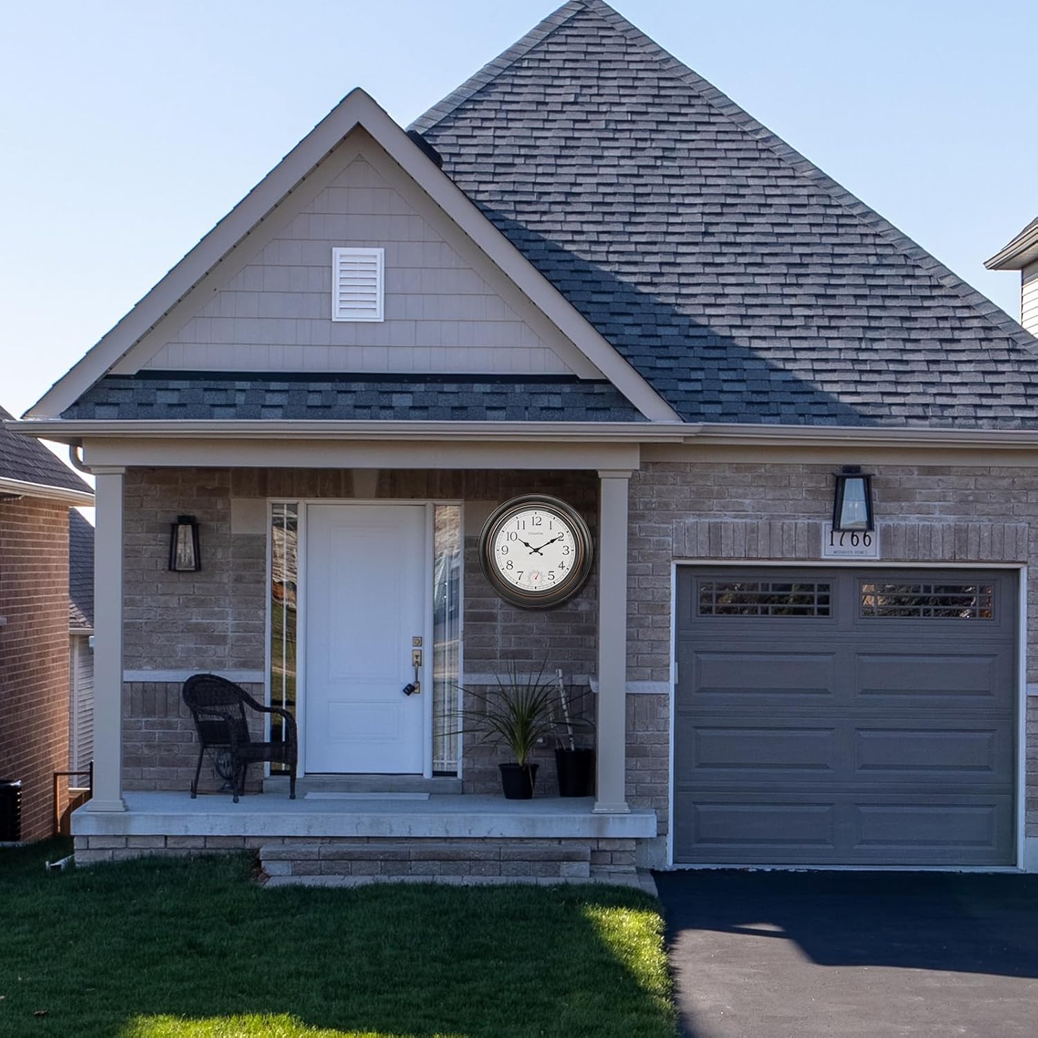 Thumbnail 2 de Crosstime Large Retro Wall Clock 45cm