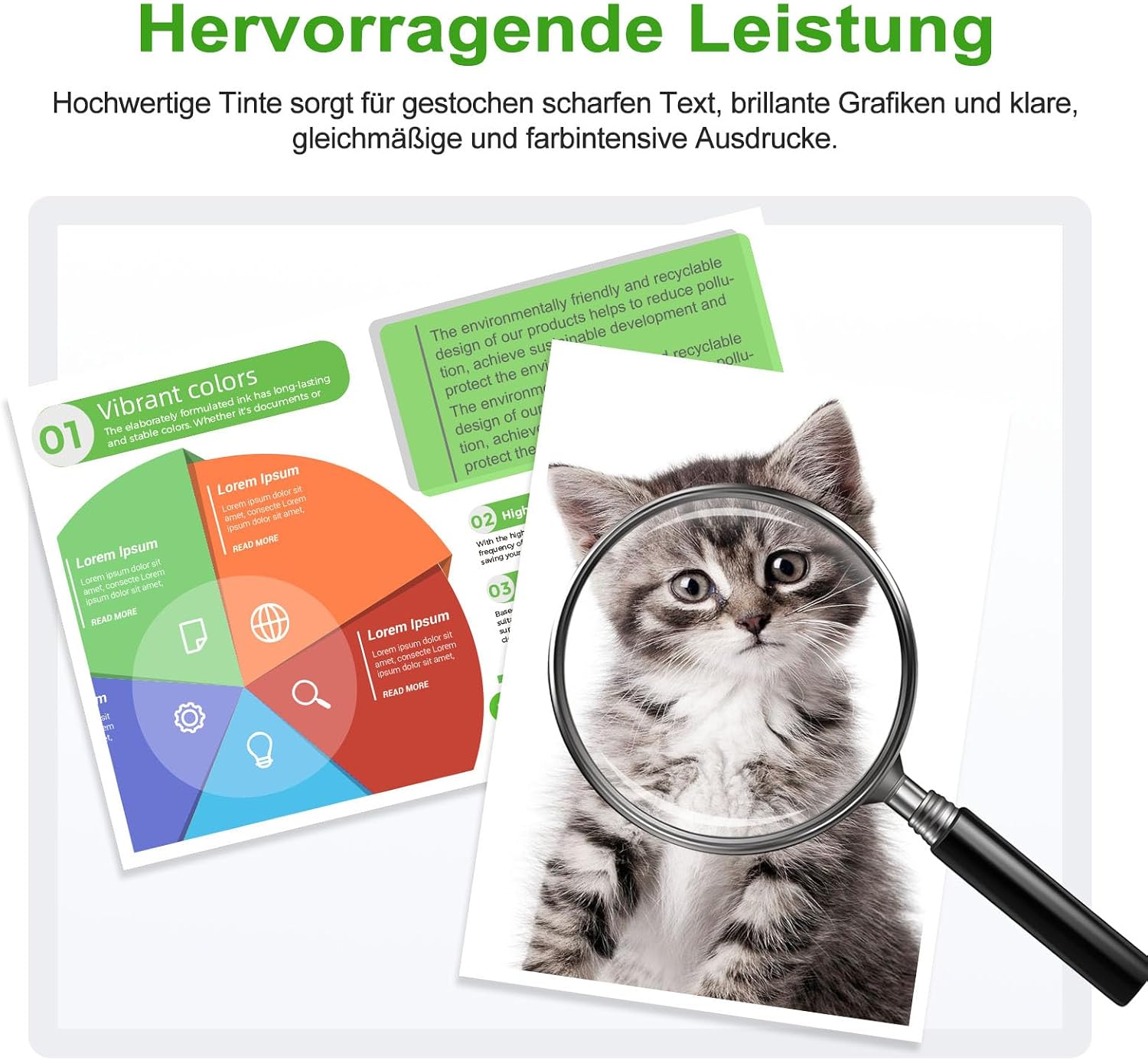 Thumbnail 6 de ANKINK 302XL Druckerpatronen Schwarz – 2er-Pack für HP-Modelle (XL)