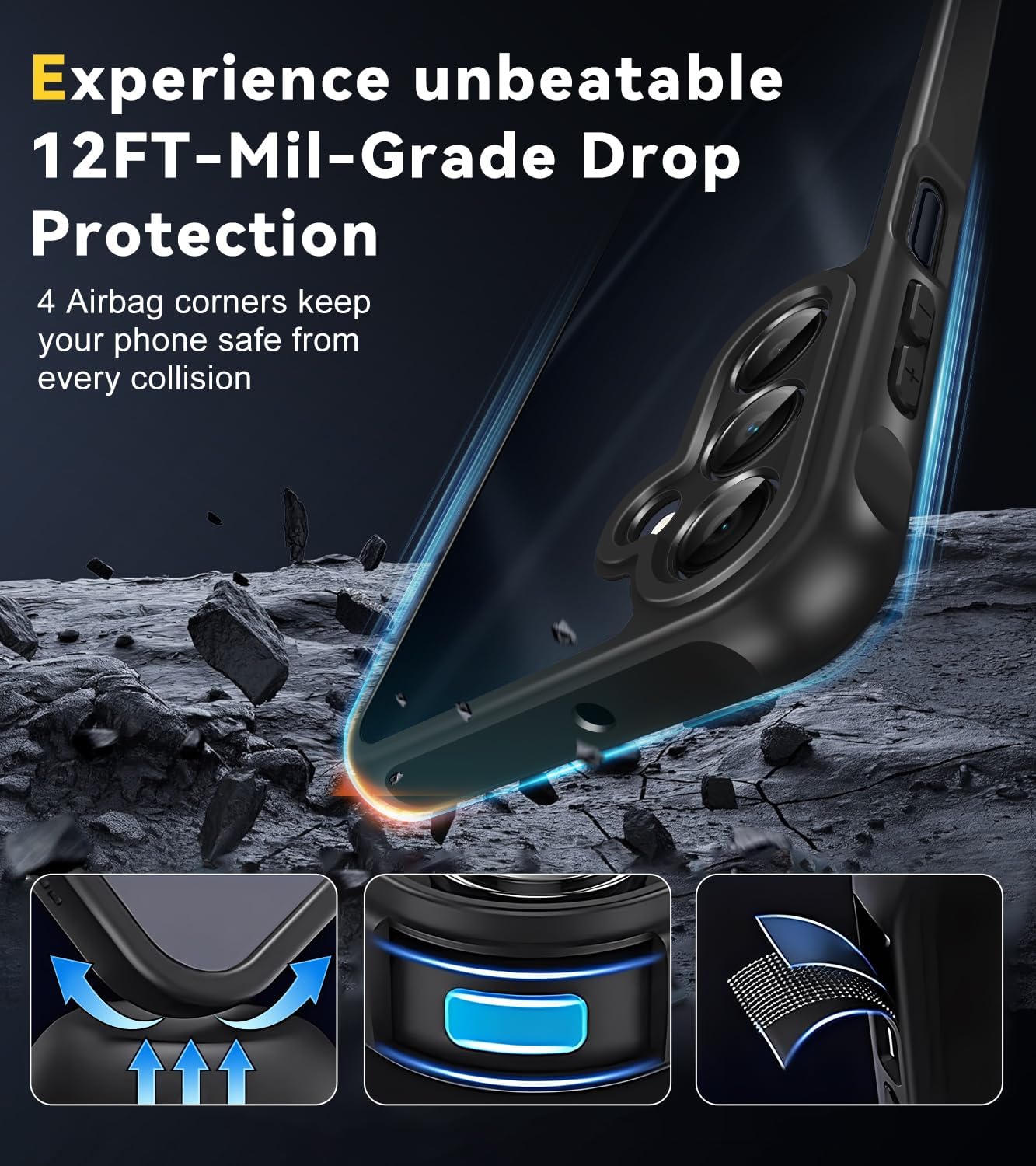 Detalle 2 de ivoler 3 in 1 Case for Samsung Galaxy A16 4G