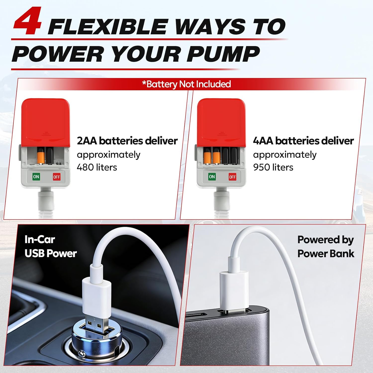 Detalle 2 de MISFANS Electric Fuel Transfer Pump 3.2 GPM