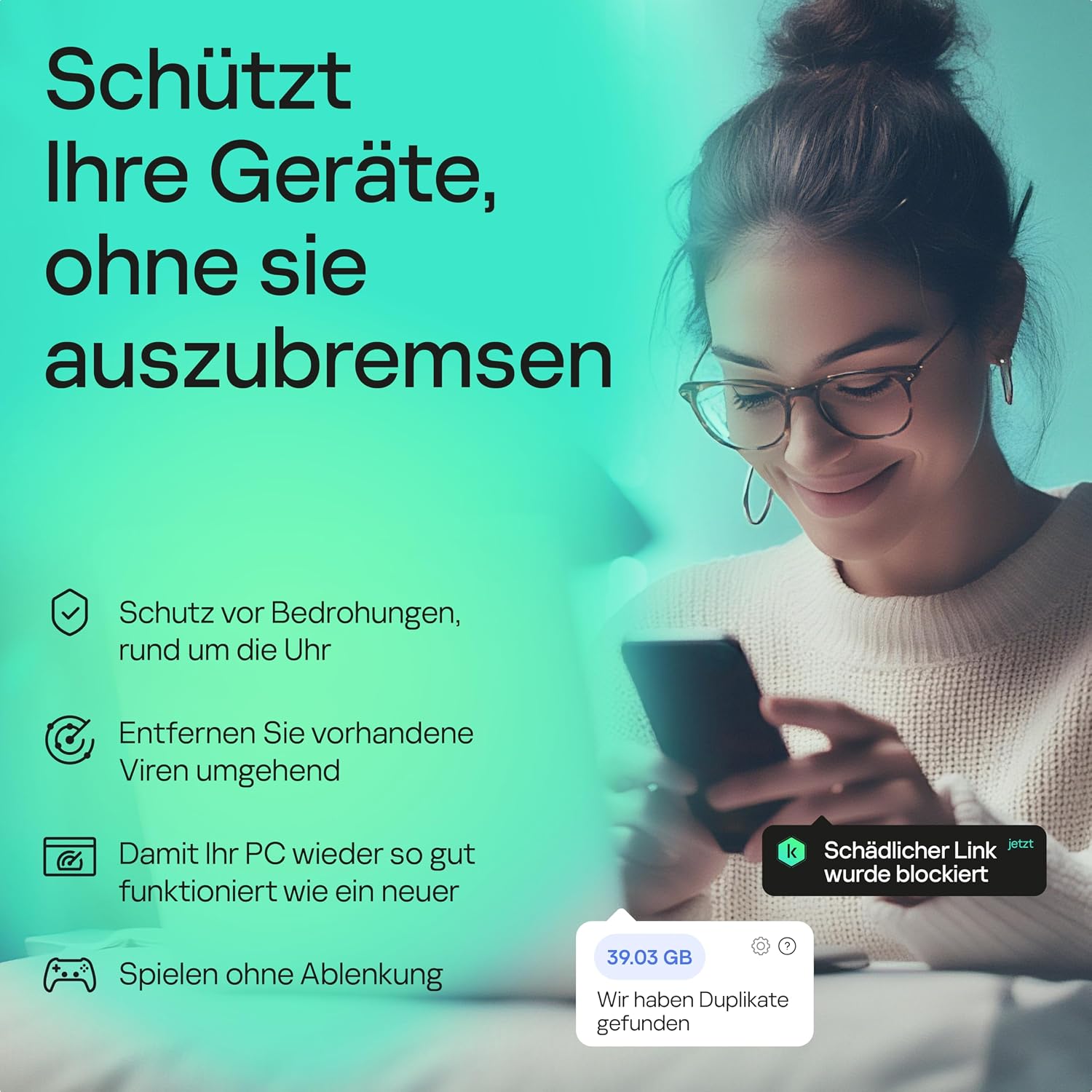 Detalle de Kaspersky Total Security 2021 – 3 Geräte, 1 Jahr, Windows/Mac/Android inkl. Aktivierungscode per Email