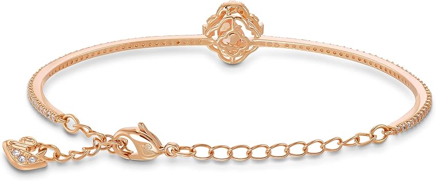 Detalle de Swarovski Una brazalete trébol cristal rosa 1 unidad