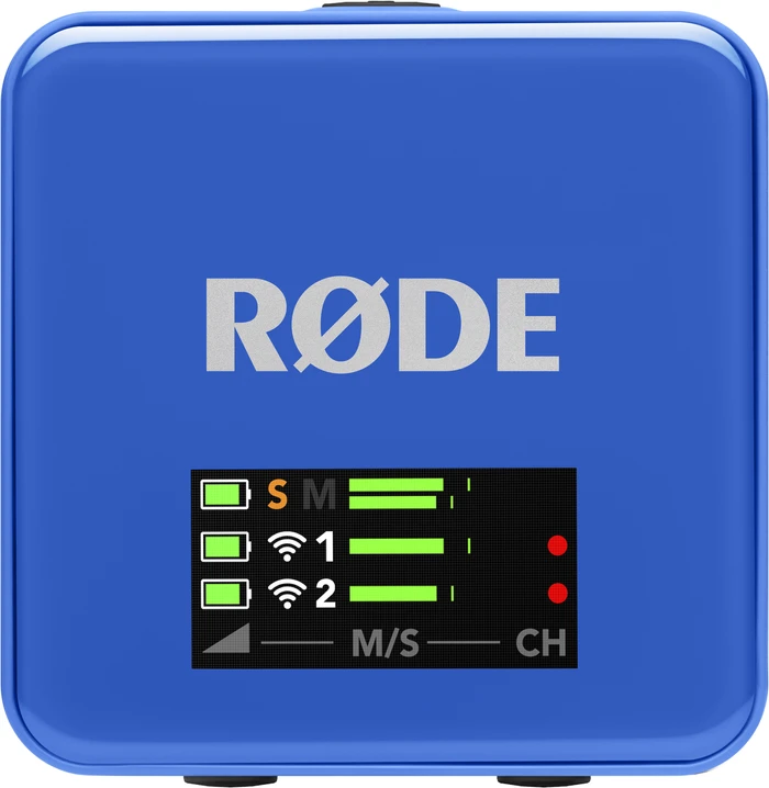 Detalle 2 de Rode Wireless GO Gen 3 Blau – kompaktes Funksystem für Videografen