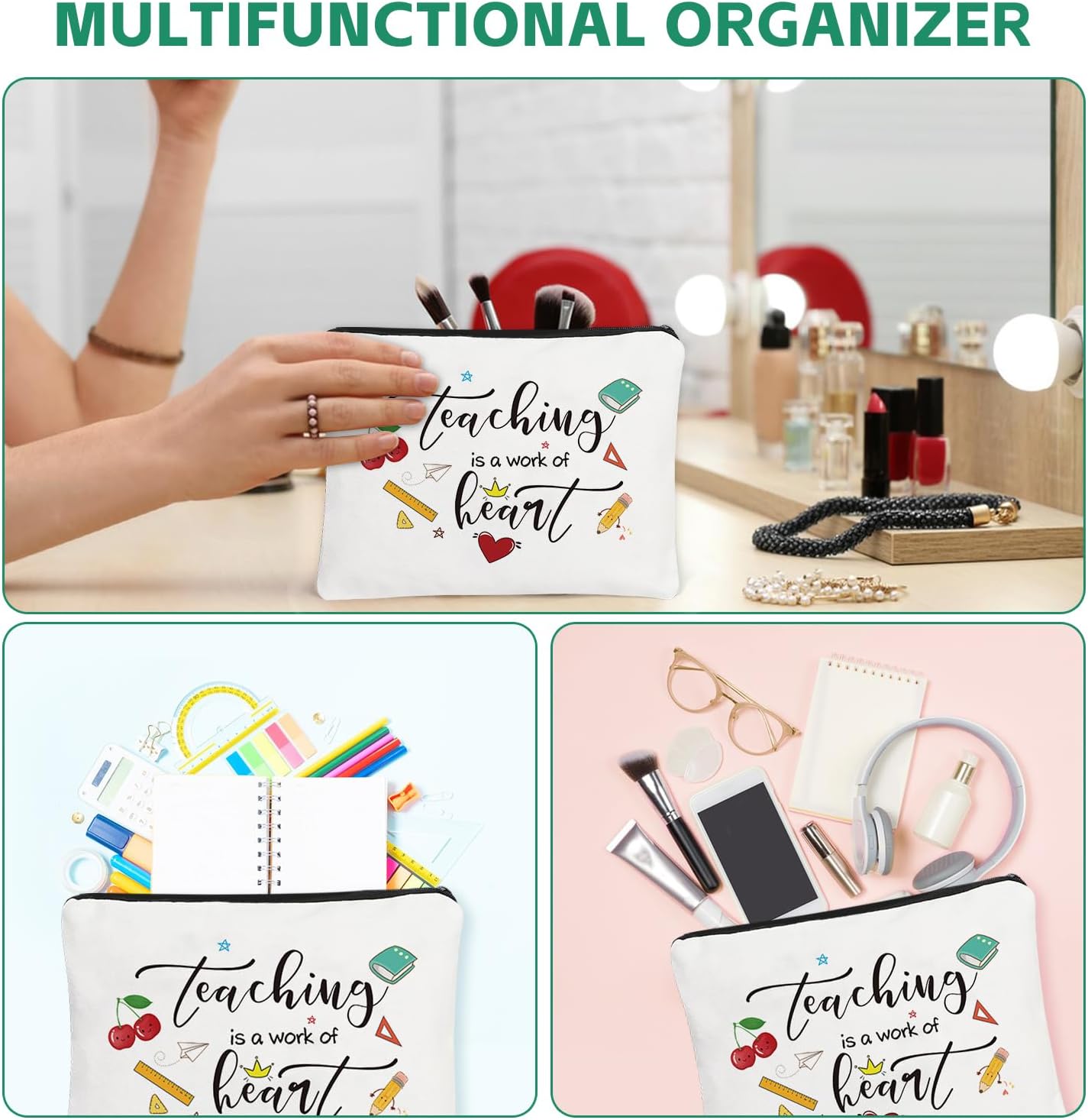 Thumbnail 2 de UAREHIBY 20 OZ Teacher’s Tumbler Gift Set with Accessories (Teacher Appreciation Gifts for Women)
