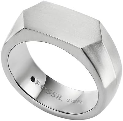 Thumbnail 2 de Fossil Herren-Edelstahlband Ringe – zeitloses Design aus poliertem Edelstahl