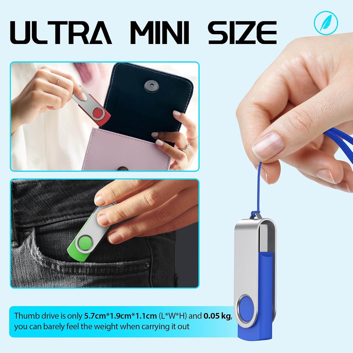 Thumbnail 4 de FEBNISCTE USB-Stick 8GB 10er Set